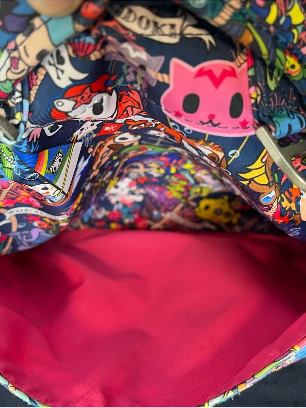 JuJuBe X Tokidoki Sea Punk BFF Diaper Backpack Book Bag - Excellent Condition